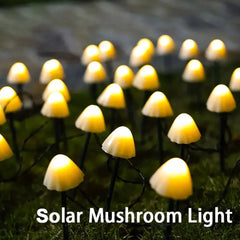 10/30 LED Mushroom Solar Light Garden Lights Solar Lawn Lamp Outdoor Waterproof Solar Fairy Lights String Garland Garden Decor