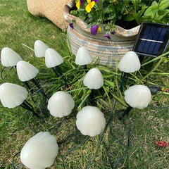 10/30 LED Mushroom Solar Light Garden Lights Solar Lawn Lamp Outdoor Waterproof Solar Fairy Lights String Garland Garden Decor
